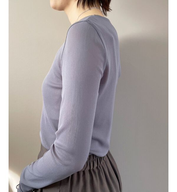  「シアークルーネックプルオーバー」|Tシャツ・カットソー|