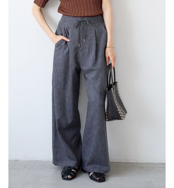  「ウォッシャブルイージーパンツ」|その他|ネイビー