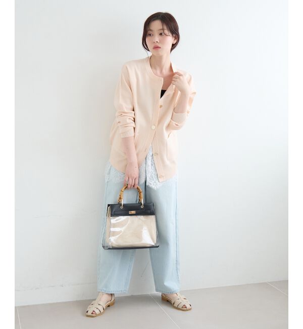  「《WEB限定アイテム》ウォッシャブルクルーネックカーディガン」|カーディガン|