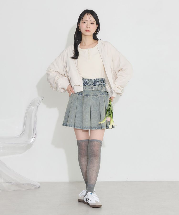 earth music&ecology「リバーシブルMA-1」|ブルゾン・スタジャン|