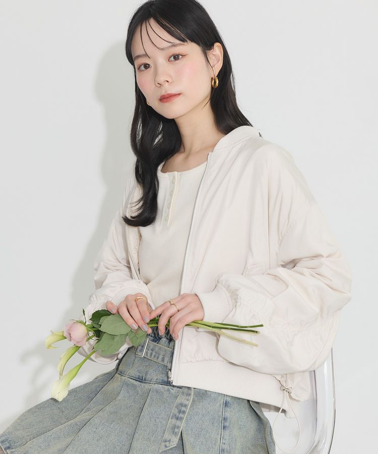 earth music&ecology「リバーシブルMA-1」|ブルゾン・スタジャン|