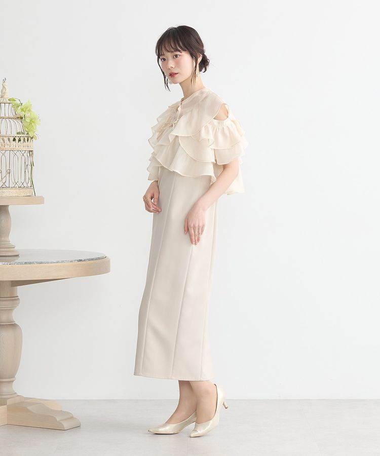 earth music&ecology「SET2点フリルボレロ＋ナローワンピース」|ワンピース|