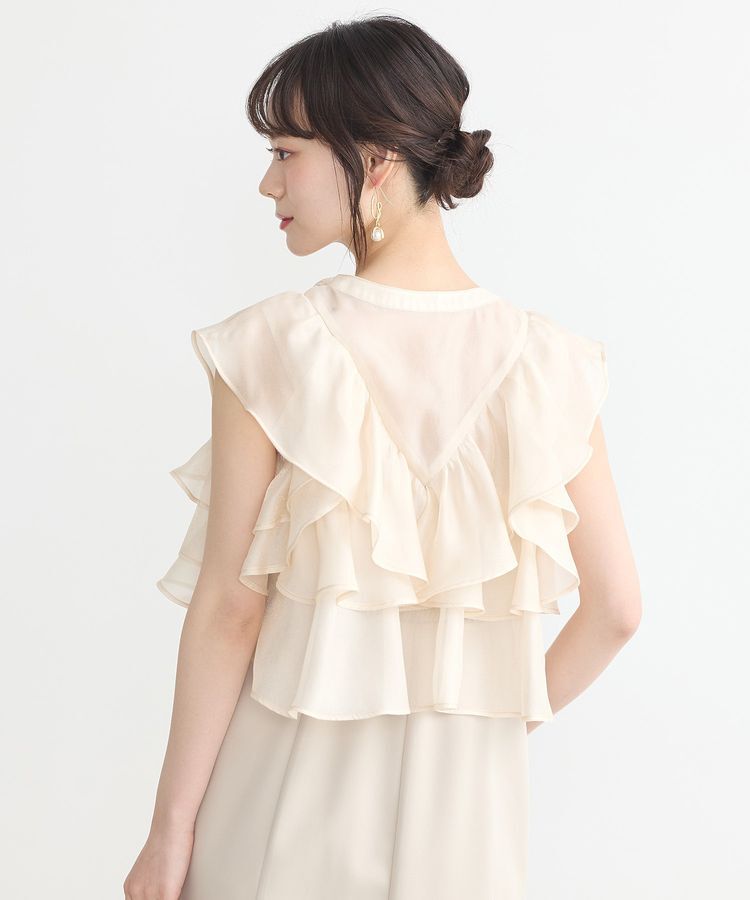 earth music&ecology「SET2点フリルボレロ＋ナローワンピース」|ワンピース|