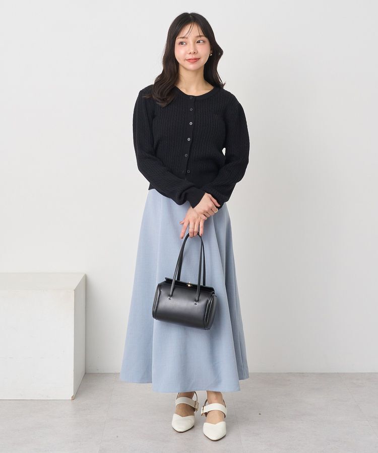 earth music&ecology「ミニケーブルコンパクトカーディガン」|カーディガン|