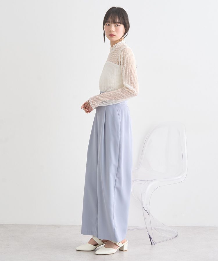 earth music&ecology「ハイウエストワイドパンツ」|その他|