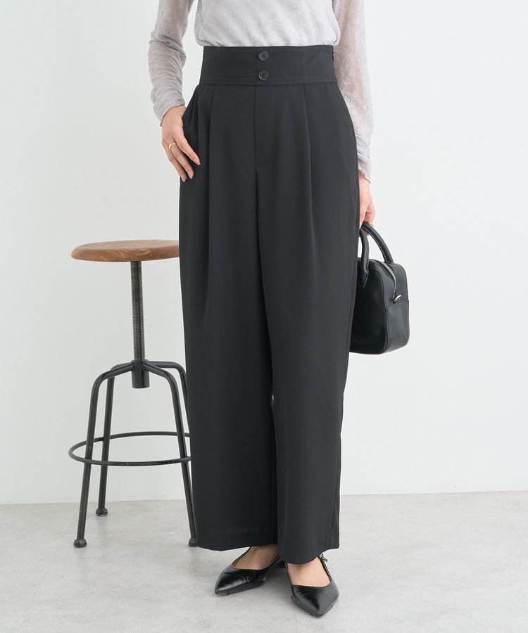 earth music&ecology「ハイウエストワイドパンツ」|その他|