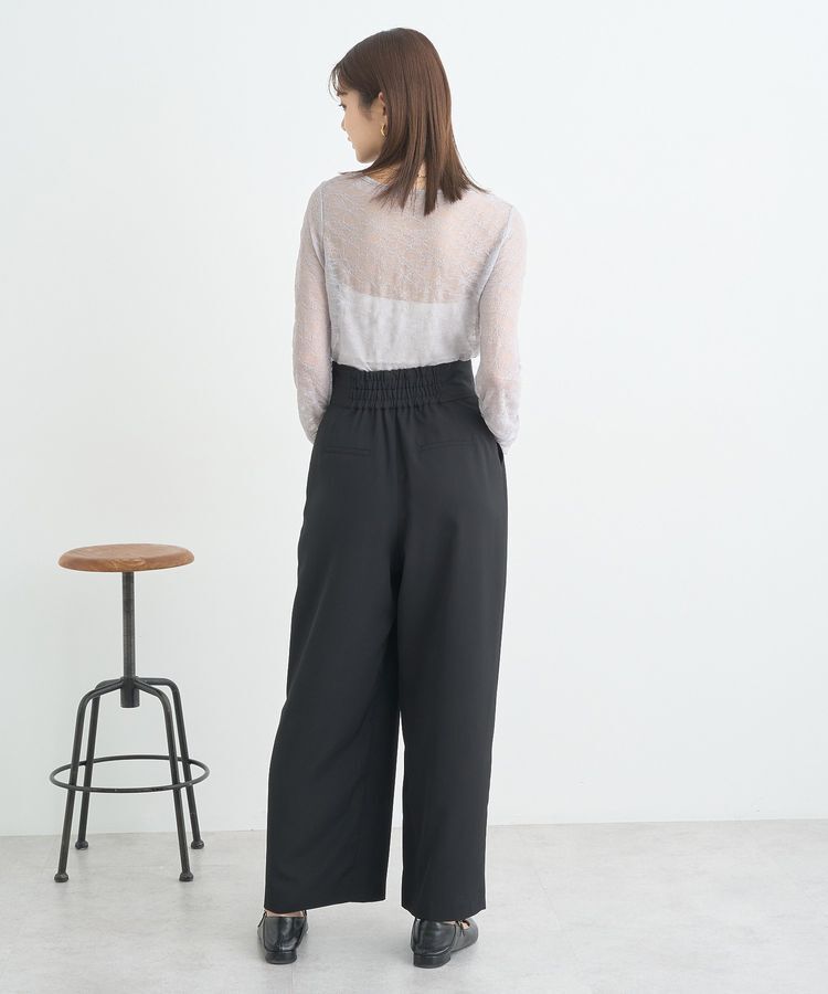 earth music&ecology「ハイウエストワイドパンツ」|その他|