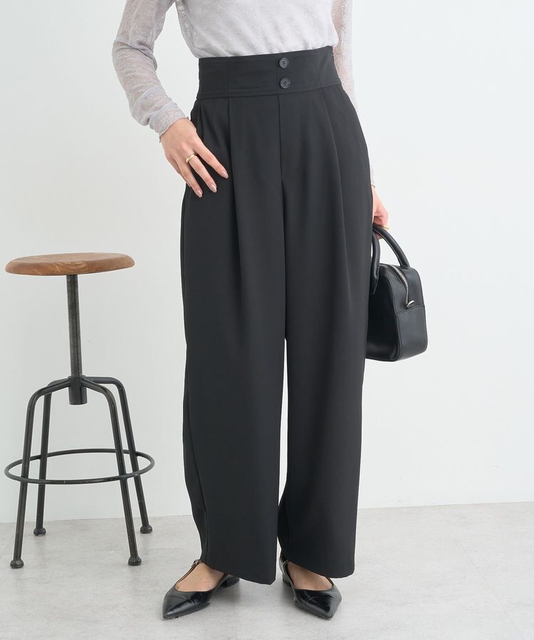 earth music&ecology「ハイウエストワイドパンツ」|その他|