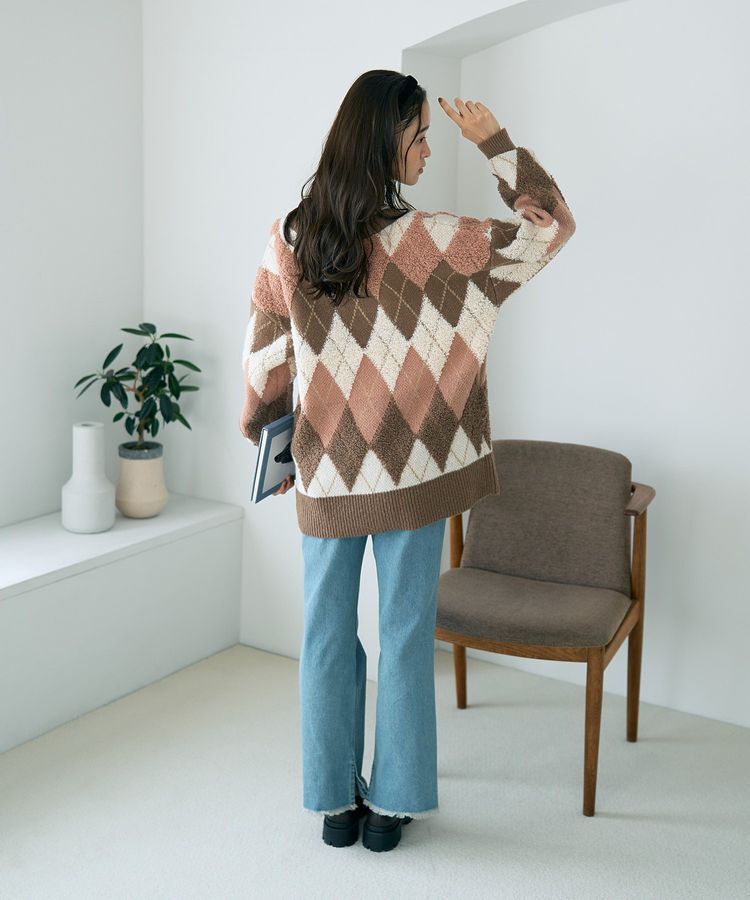 earth music&ecology「カットオフフレアデニムパンツ」|デニム|