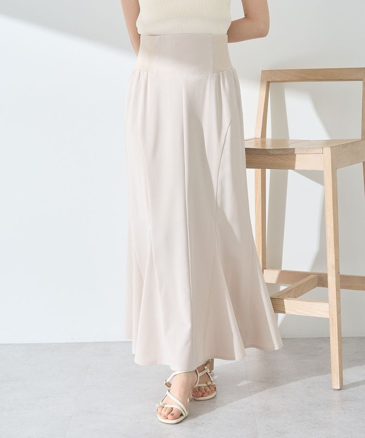 earth music&ecology「サイドリブパネルラインマーメイドスカート」|タイト|