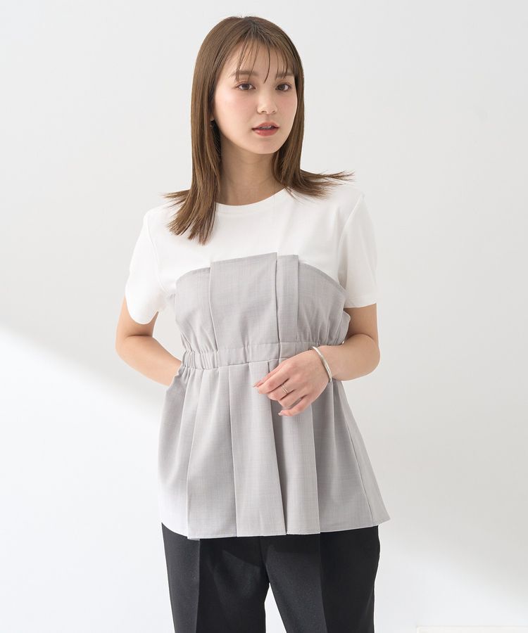 earth music&ecology「ビスチェドッキングプルオーバー」|Tシャツ・カットソー|