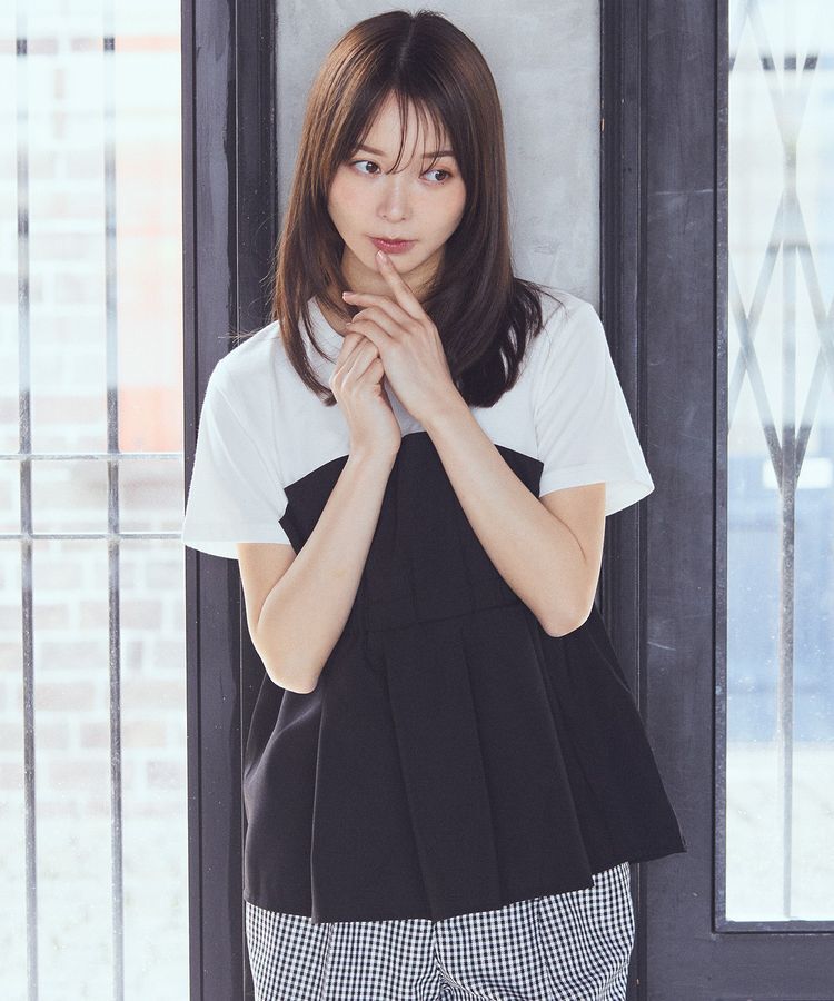 earth music&ecology「ビスチェドッキングプルオーバー」|Tシャツ・カットソー|