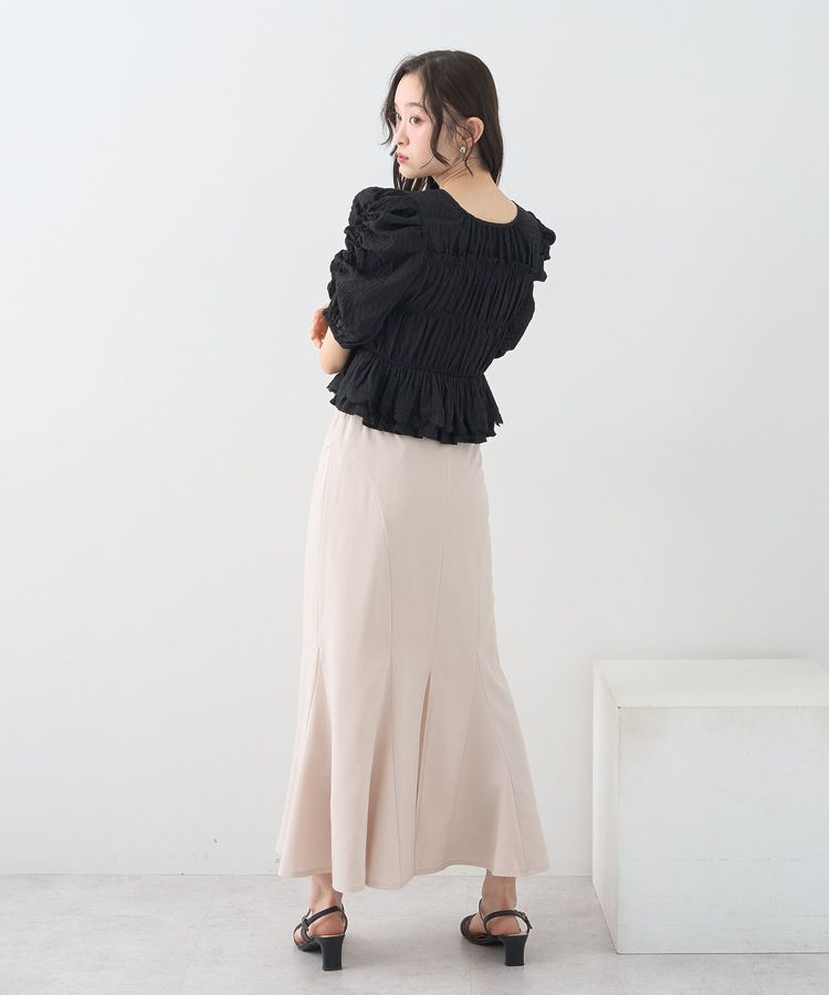 earth music&ecology「レースティアードシャーリングブラウス」|シャツ・ブラウス|