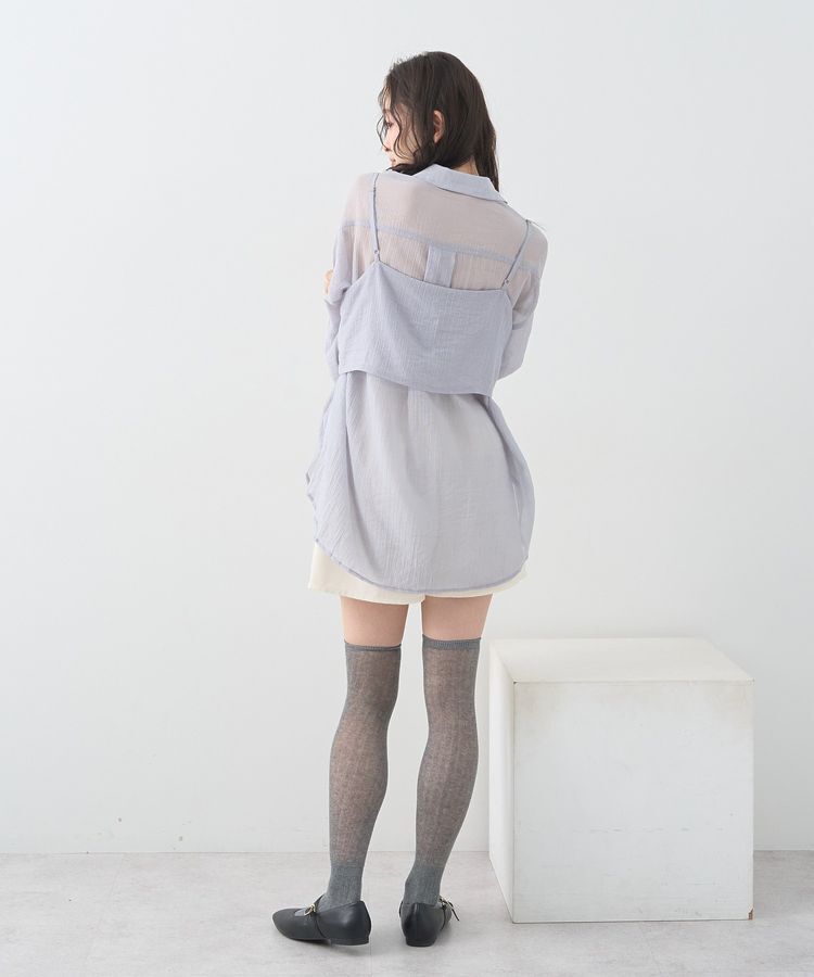 earth music&ecology「SET2点シャツ＋ビスチェ」|シャツ・ブラウス|