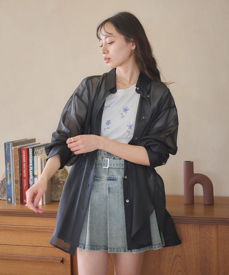 earth music&ecology「アソートロマンティックグラフィックT」|Tシャツ・カットソー|