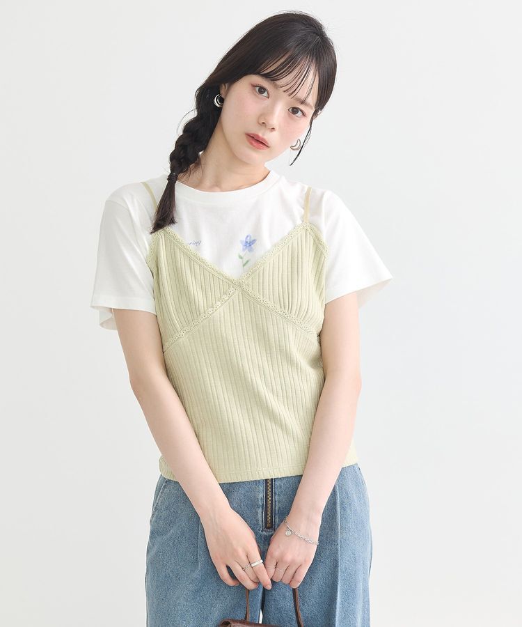 earth music&ecology「アソートロマンティックグラフィックT」|Tシャツ・カットソー|