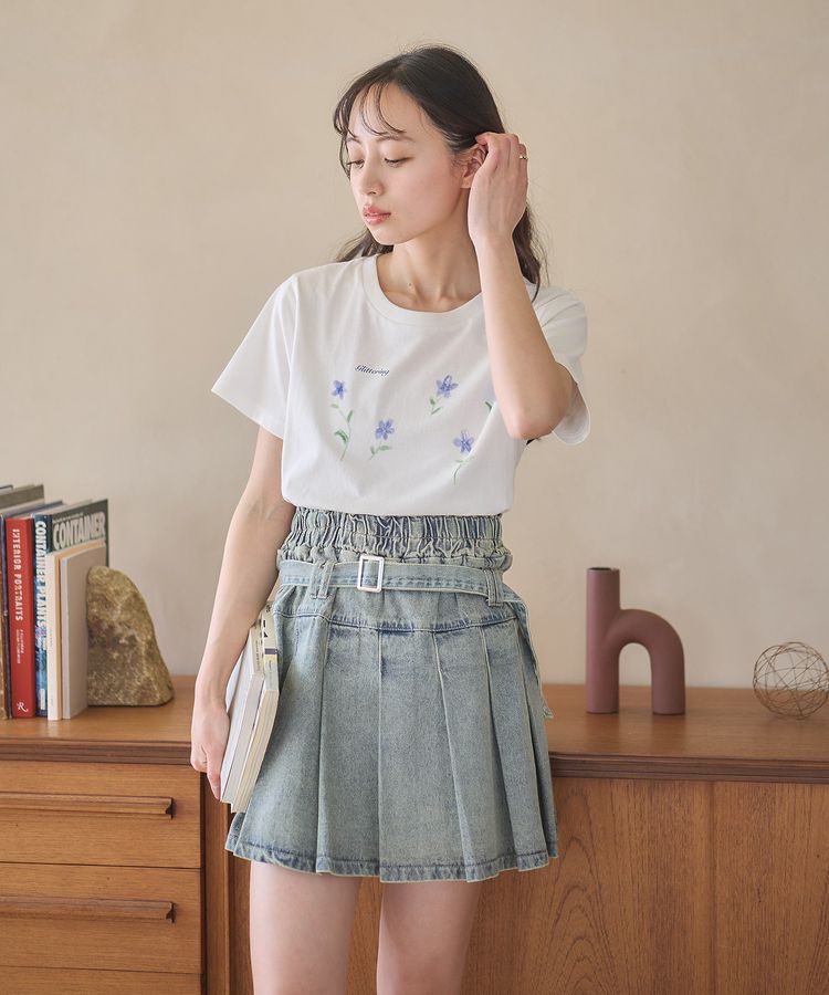 earth music&ecology「アソートロマンティックグラフィックT」|Tシャツ・カットソー|