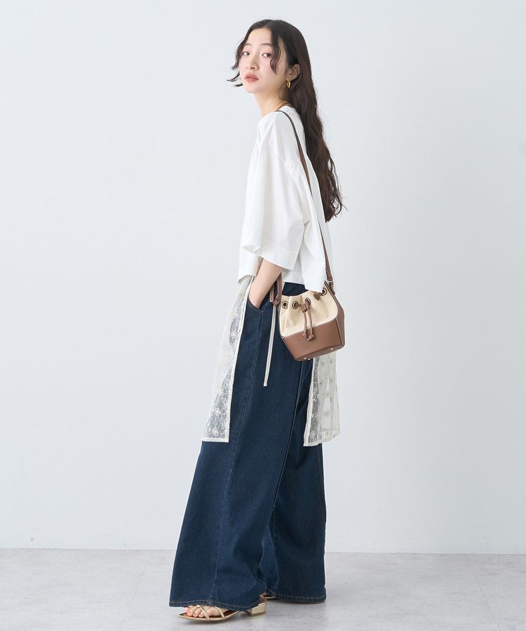 earth music&ecology「フラワー刺繍レイヤードスカート」|スカート|