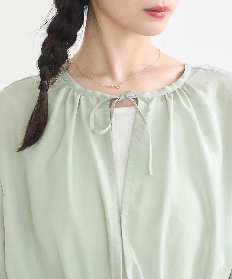 earth music&ecology「ふんわりスリーブドロストシャツ」|シャツ・ブラウス|