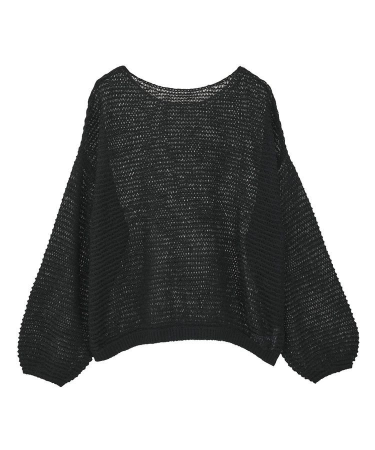 earth music&ecology「ふんわりシアープルオーバー」|ニット・セーター|