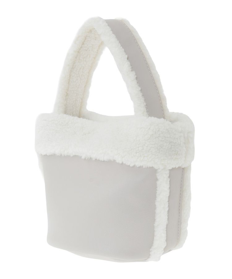 earth music&ecology「ムートン風ボアバッグ」|ショルダー・メッセンジャー|