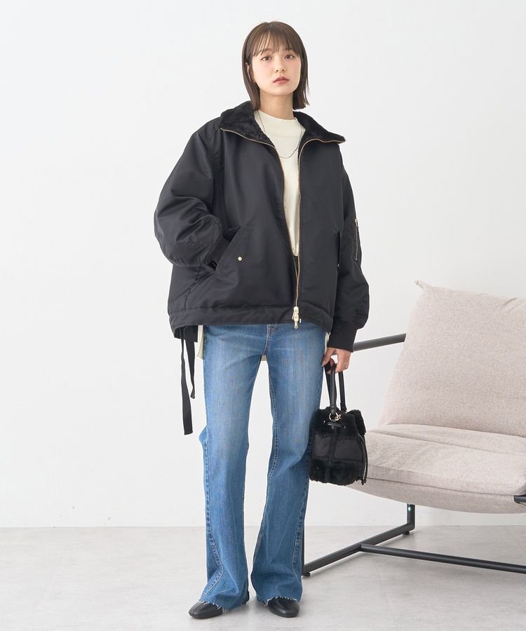 earth music&ecology「リバーシブルMA-1」|ブルゾン・スタジャン|