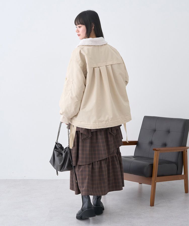 earth music&ecology「リバーシブルMA-1」|ブルゾン・スタジャン|