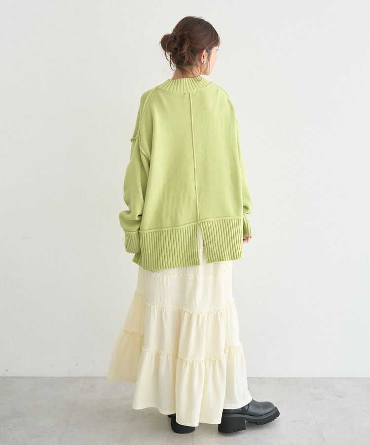 earth music&ecology「メロー切替フレアスカート」|フレア|