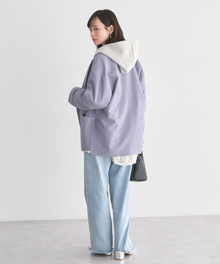 earth music&ecology「エアもちフーディブルゾン」|スウェット・ジャージ|