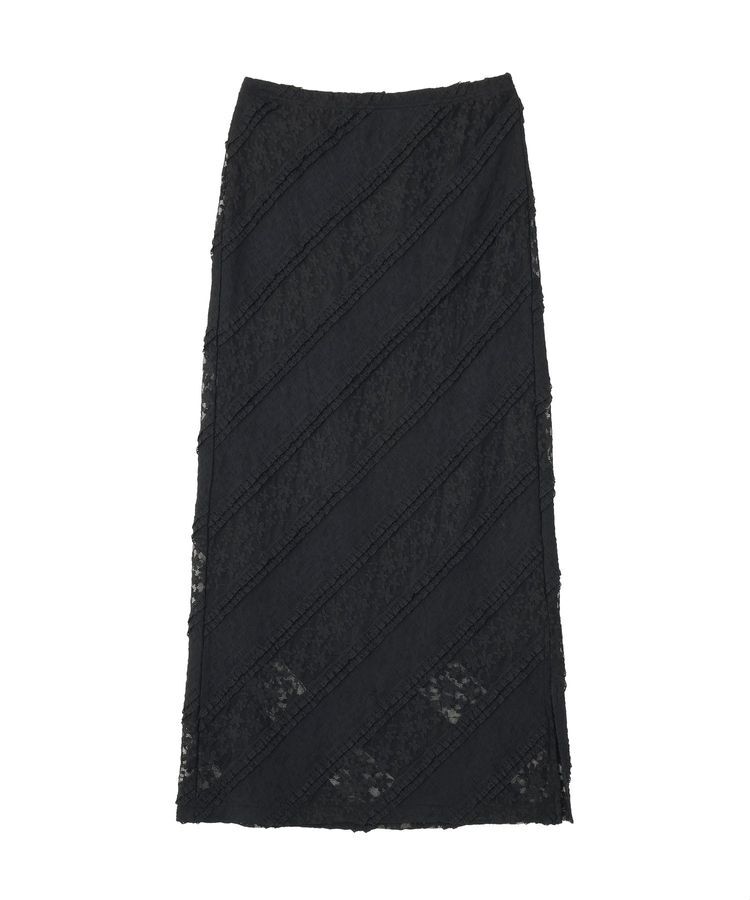 earth music&ecology「総レースナロースカート」|スカート|