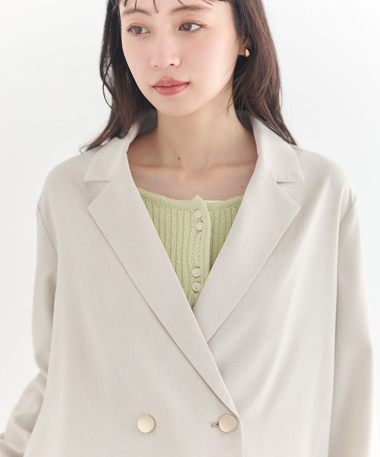 earth music&ecology「アソート金ボタンジャケット」|テーラードジャケット|