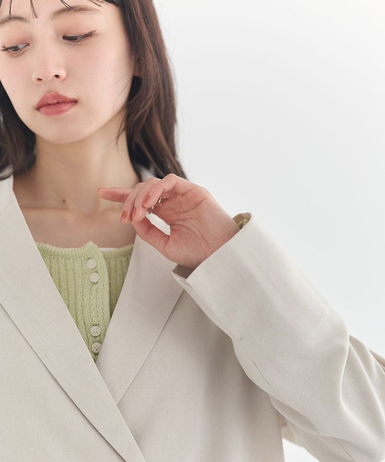 earth music&ecology「アソート金ボタンジャケット」|テーラードジャケット|