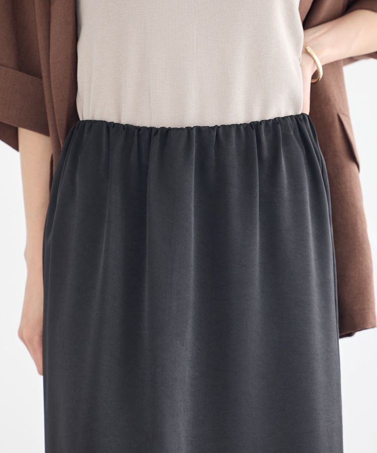earth music&ecology「サテンレーススカート」|スカート|