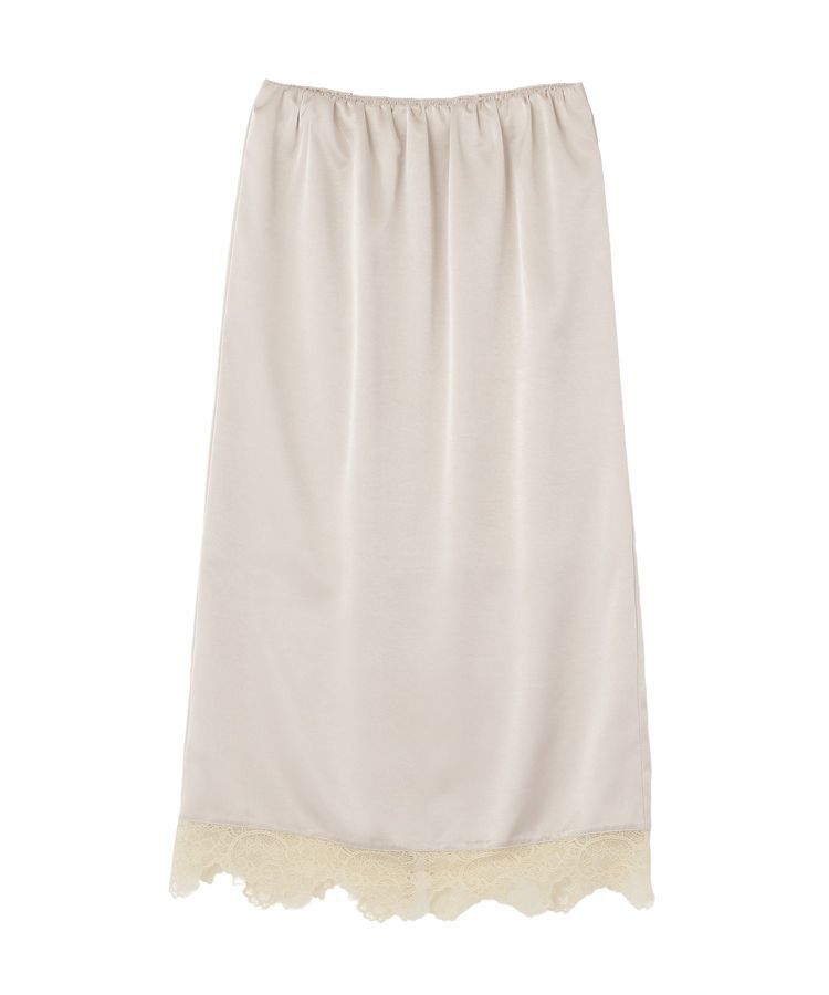 earth music&ecology「サテンレーススカート」|スカート|