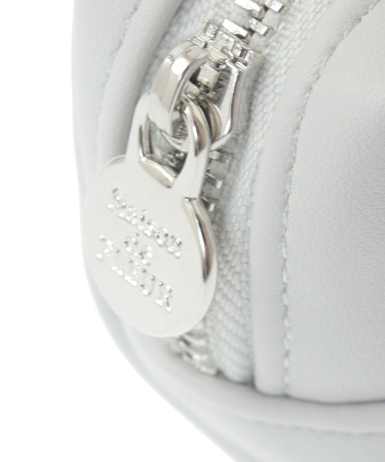 Maison de FLEUR「パールビジュー合皮リボンロングポーチ」|ポーチ|