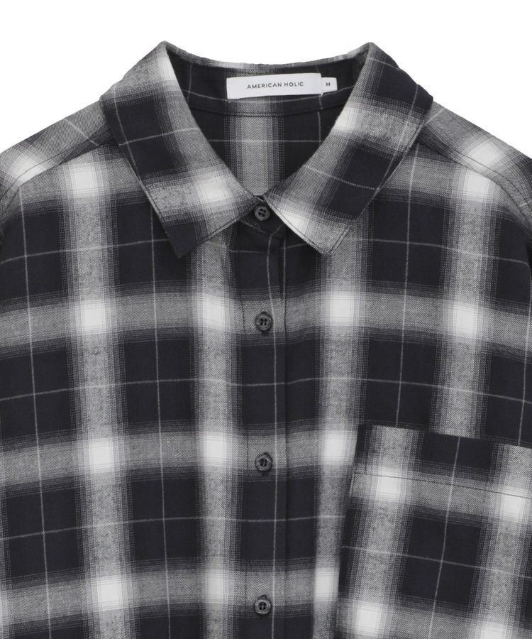 AMERICAN HOLIC「ビエラ起毛チェックシャツ」|シャツ・ブラウス|