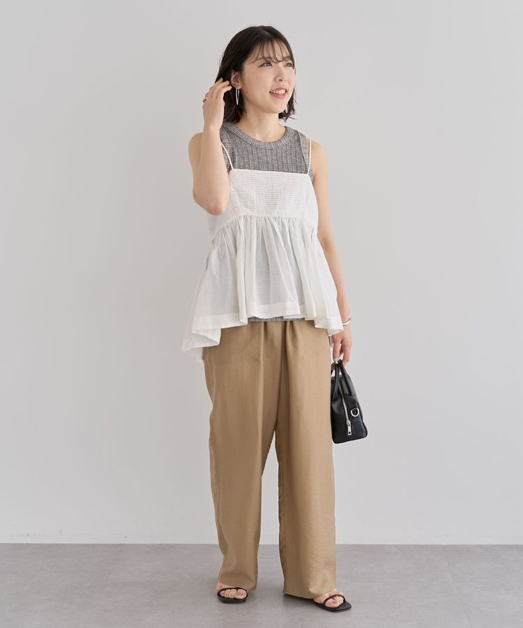 Green Parks「接触冷感ウエストレイヤードツイルパンツ」|その他|