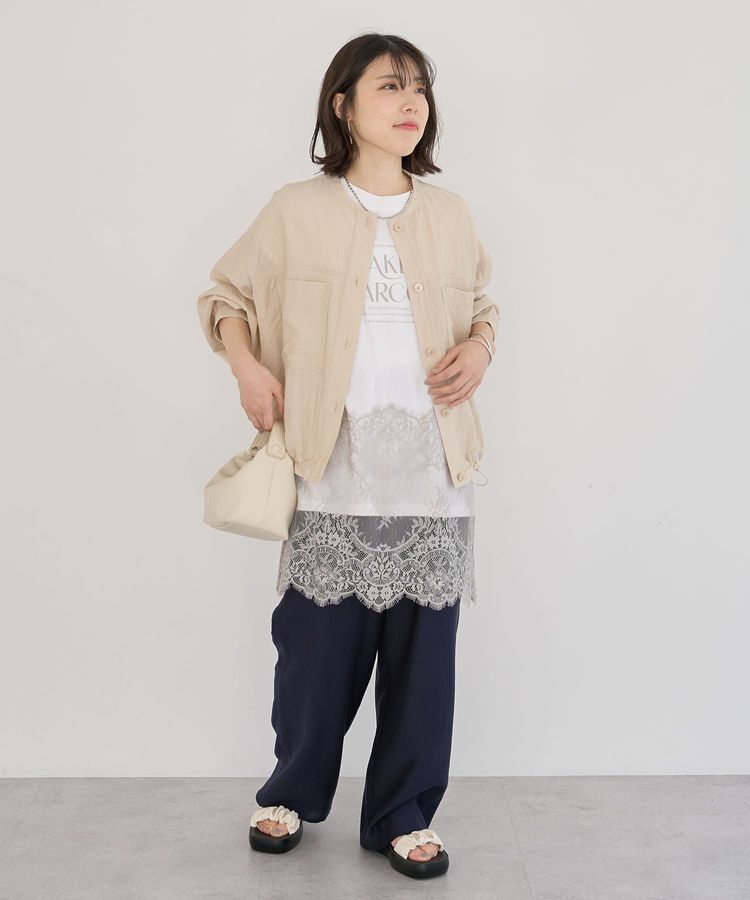 Green Parks「接触冷感ウエストレイヤードツイルパンツ」|その他|