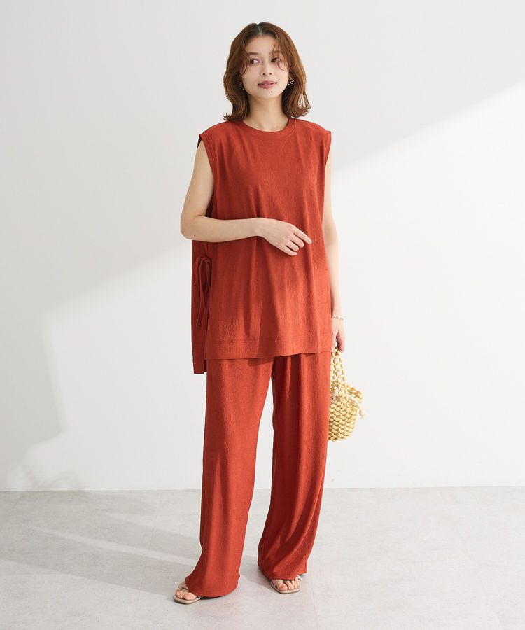 Green Parks「サイドリボンノースリーブチュニック」|チュニック|