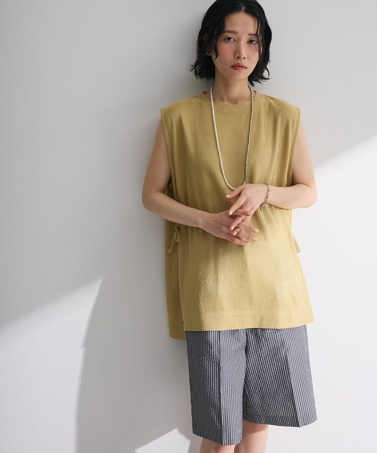 Green Parks「サイドリボンノースリーブチュニック」|チュニック|