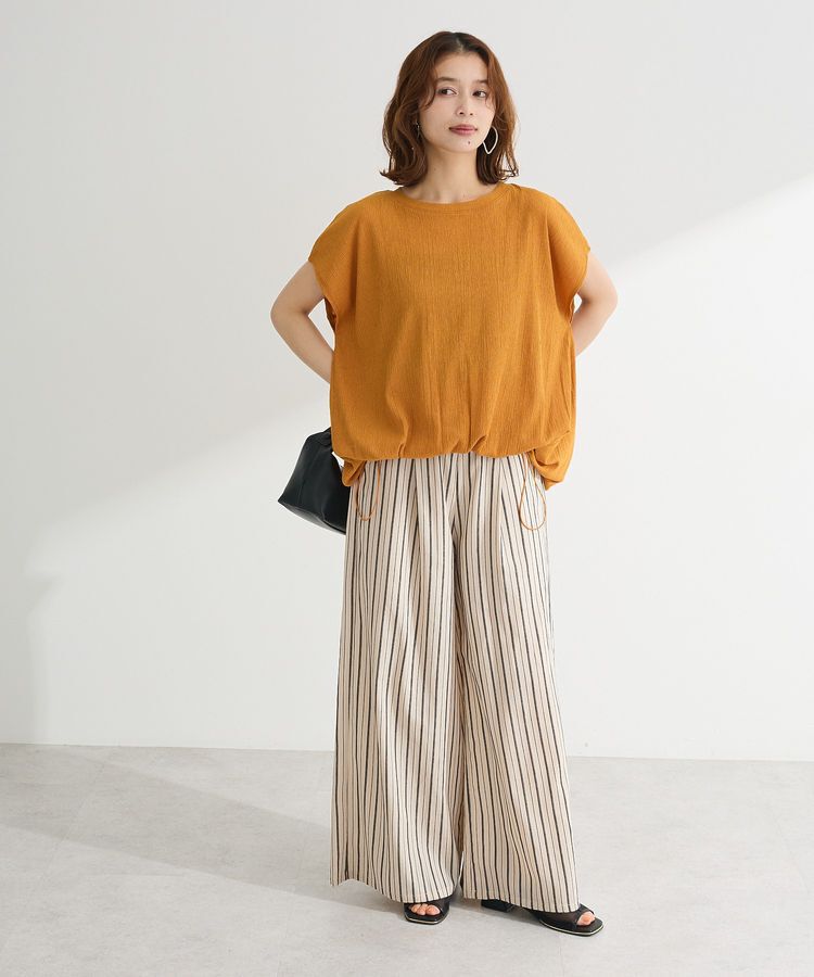 Green Parks「表面カット裾ドロストプルオーバー」|Tシャツ・カットソー|