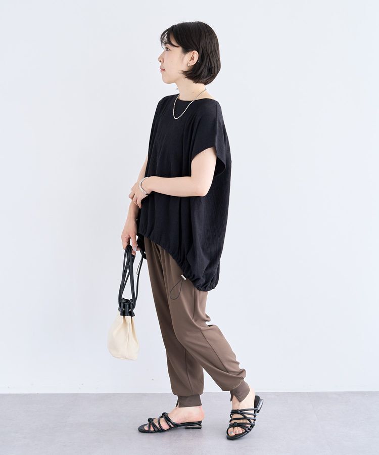 Green Parks「表面カット裾ドロストプルオーバー」|Tシャツ・カットソー|