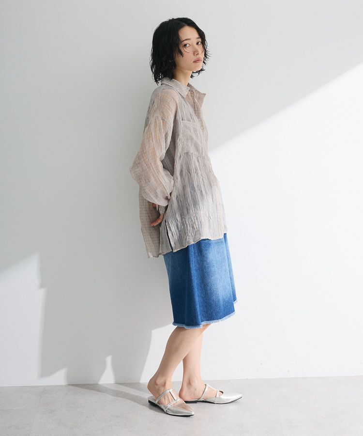 Green Parks「・DOUBLE FLAGS ワイドデニムハーフパンツ」|その他|