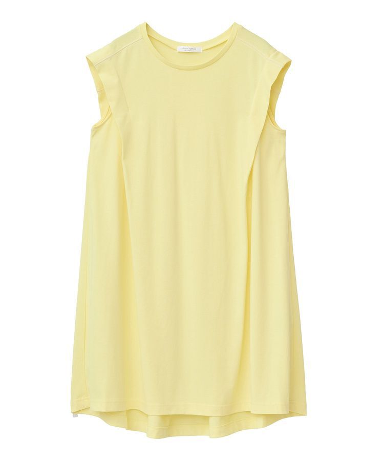 Green Parks「配色ステッチノースリーブチュニック」|チュニック|