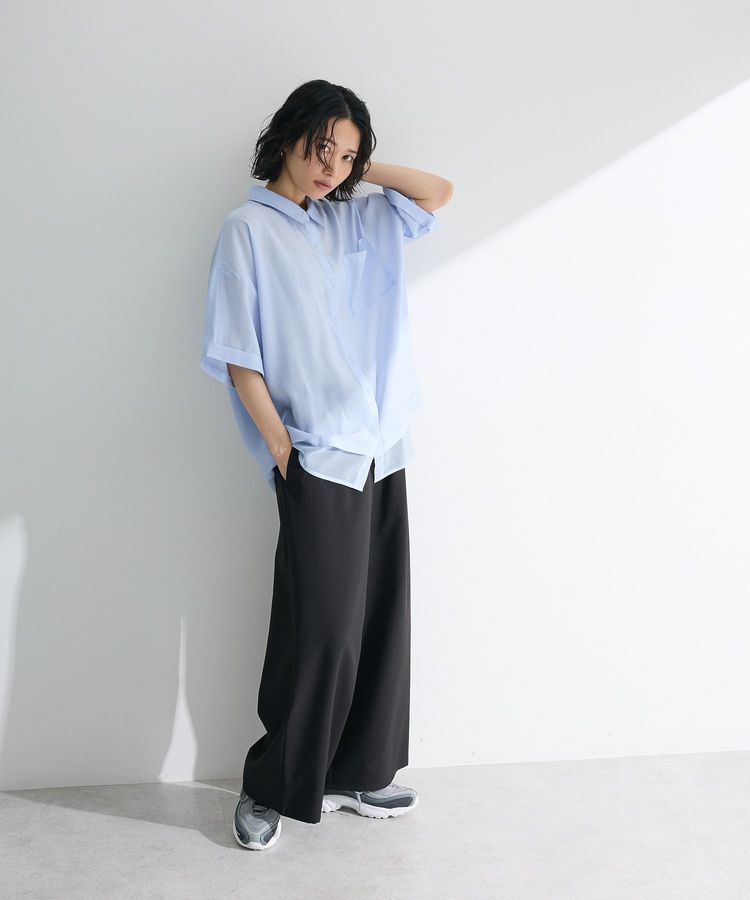 Green Parks「裾レイヤードショートスリーブシャツⅡ」|シャツ・ブラウス|