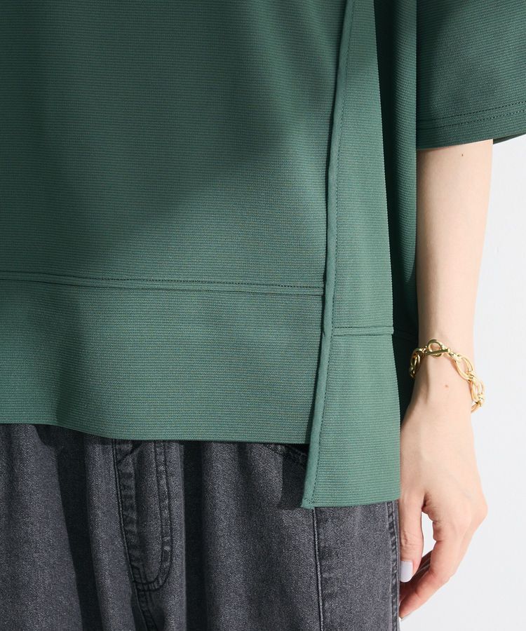 Green Parks「テープパイピングリップルプルオーバー」|Tシャツ・カットソー|