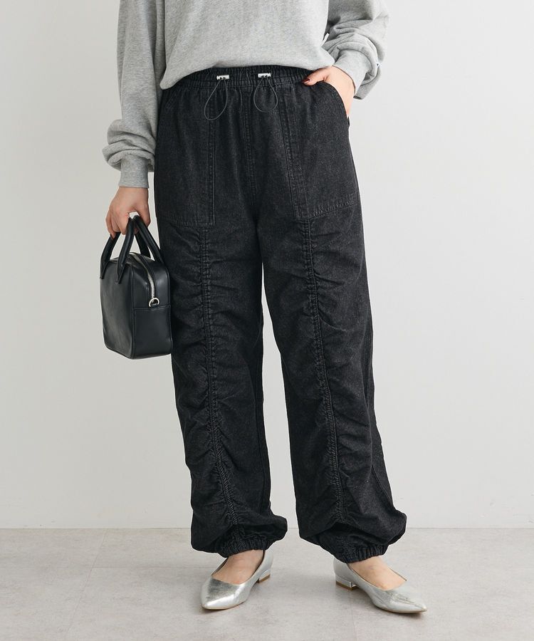 Green Parks「・SUGAR SPOON デニムギャザーパンツ」|デニム|