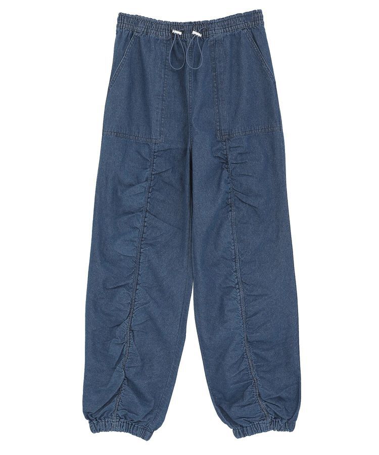 Green Parks「・SUGAR SPOON デニムギャザーパンツ」|デニム|
