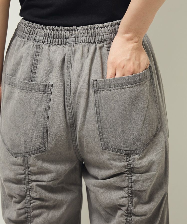 Green Parks「・SUGAR SPOON デニムギャザーパンツ」|デニム|