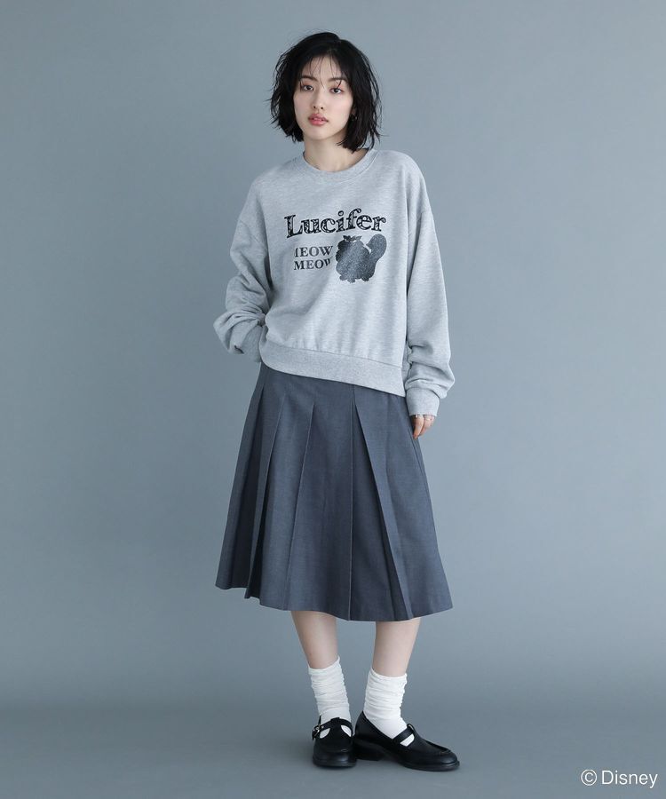 Green Parks「Lucifer/ルシファー/レース英字ロゴスウェット」|スウェット・ジャージ|